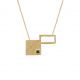 18 Kt vergulde zilveren ONNO ketting  | K0310PL | small image 