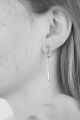 Zilveren ONNO oorsteker met rhodium | OS0428RH | small image 